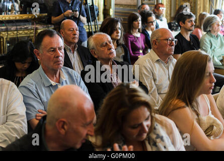 Madrid, Espagne, 3e mai 2016. Casamérica. Dans une conférence publique dans la journée mondiale de la liberté de la presse organisé par Reporters sans frontières. Credit : Enrique Davó/Alamy Live News Banque D'Images