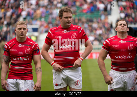 Rencontrez l'armée et de la Marine pour le Trophée Babcock au stade de Twickenham, le 30 avril 2016, le Babcock Services Inter championnat. Banque D'Images