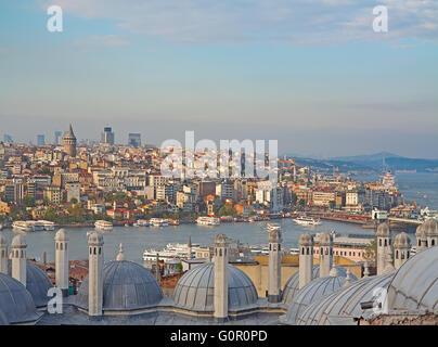 Vue de la ville d'Istanbul moderne Banque D'Images