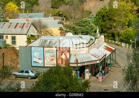 L'épicerie du coin, le Walhalla, Victoria, Australie Banque D'Images