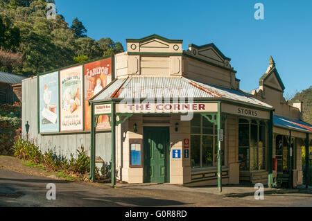 L'épicerie du coin, le Walhalla, Victoria, Australie Banque D'Images