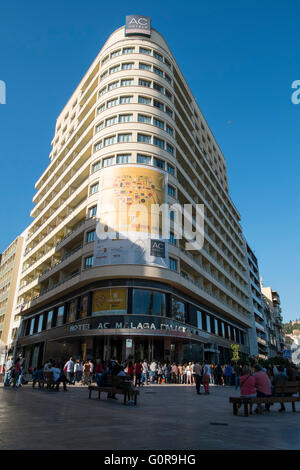 Hôtel 4 étoiles AC Málaga Palacio - Marriott. Málaga, Andalousie, Espagne Banque D'Images