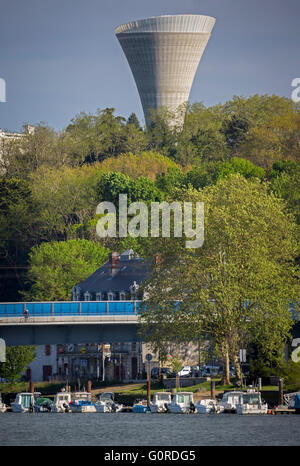 La Prisse château d'eau, à Bayonne (Pyrénées Atlantiques - France). Château d'eau du Prissé, à Bayonne (France). Banque D'Images