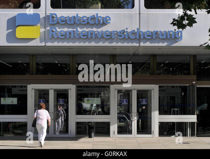 L'assurance pension allemande, Hohenzollerndamm, Berlin, Berlin, Allemagne Banque D'Images