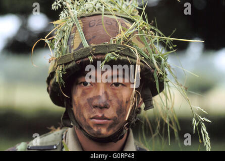 L'Armée royale, 6e régiment de carabiniers Gurka Banque D'Images