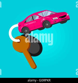 Concept design de choix et l'achat d'une voiture Illustration de Vecteur