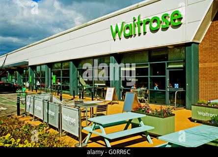 Waitrose, Foss, l'Île de York Banque D'Images