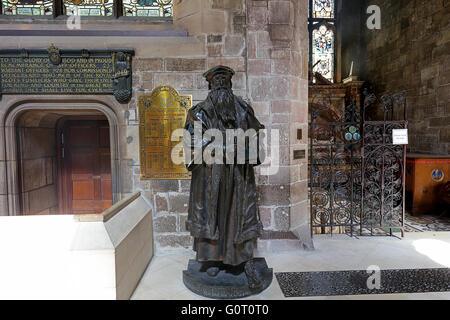 Statue de John Knox. La cathédrale St Giles.Edinburgh Banque D'Images