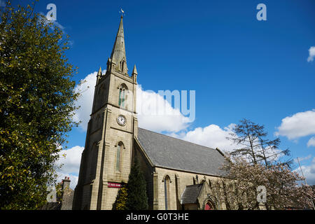 Rams bas public art armoiries Ramsbottom village Ashton brothers a fait don de terres agricoles comme site pour l'église St Paul qui c Banque D'Images