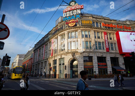 Le bâtiment Printworks Manchester Printworks est un lieu de divertissement urbain offrant un cinéma, clubs et restaurants, situé à o Banque D'Images