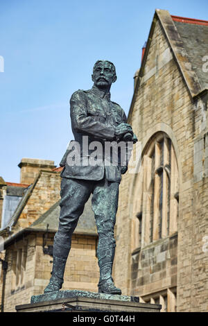 Ville du marché de Hexham Northumberland paroisse civile le mémorial pour le lieutenant-colonel George Elliott Benson en haut de Beaumon Banque D'Images