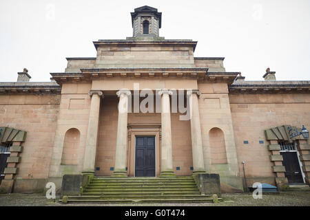 Knutsford ville historique Sessions cheshire Chambre Toft Road conçu par George Moneypenny dans le cadre de la prison. Il est construit Banque D'Images