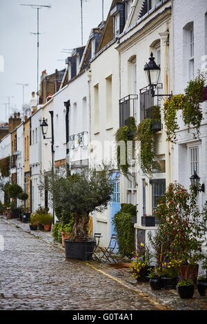 Hyde Park Gardens Mews mews house spacieux très bien situé, tout près de Hyde Park Paddington Londres Bayswater Cons Banque D'Images