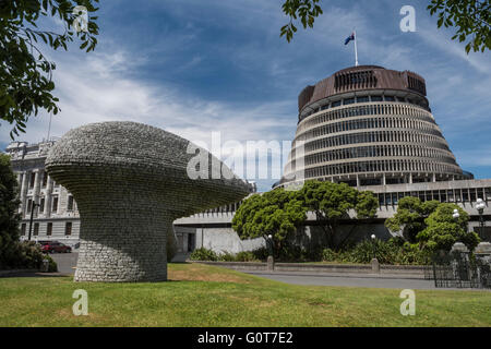 La Ruche, Nouvelle-Zélande, Wellington Édifice parlementaire Banque D'Images
