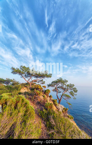 Seascape Méditerranée incroyable en Turquie Banque D'Images