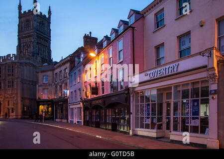 Soirée à Cirencester, Gloucestershire colorés, Angleterre Banque D'Images