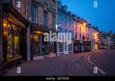 Soirée à Cirencester, Gloucestershire colorés, Angleterre Banque D'Images