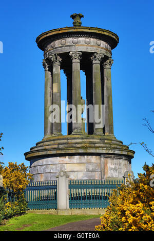 L'Dugald Stewart Monument sur Calton Hill, à Édimbourg, Écosse, Royaume-Uni Banque D'Images