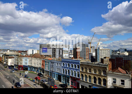 Le centre-ville de Bristol, Royaume-Uni. Colston Street Banque D'Images