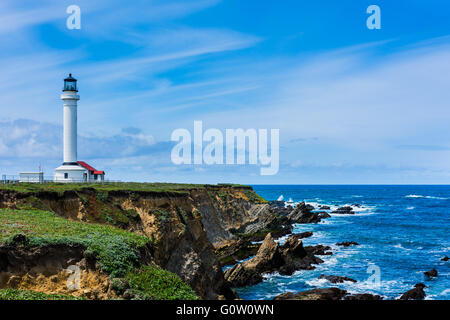 Le phare de Point Arena en Californie Banque D'Images