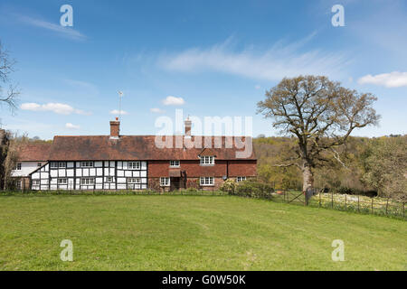 L'ancienne ferme à ferme Twyford Sussex UK Banque D'Images