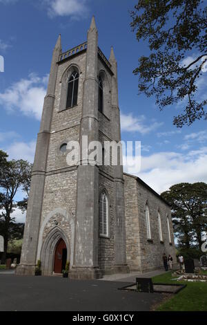 L'église de saint Colomba, Drumcliff Co., Sligo, Irlande, le poète W B Yeats est enterré dans le cimetière ici Banque D'Images