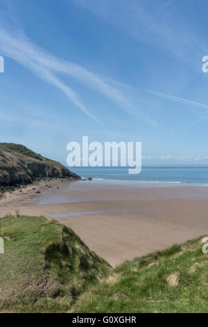 Broughton Bay sur la péninsule de Gower, Galles du Nord Banque D'Images