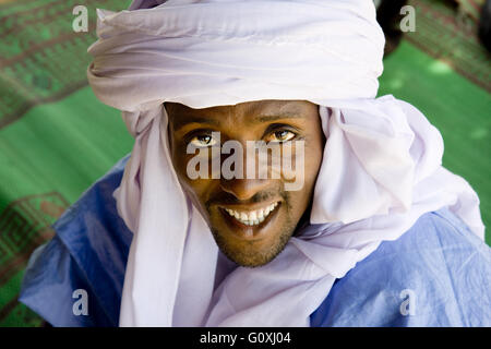 Wadabe Prince de tribu. Foularari. Niger Banque D'Images