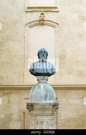 Buste de Nicolas Peiresc Nicolas-Claude Fabri de Peiresc à Aix en Provence, France Banque D'Images