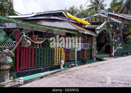 L'île de Mayreau dh ST VINCENT Caraïbes Caraïbes restaurant Saint Vincent et Grenadines Banque D'Images