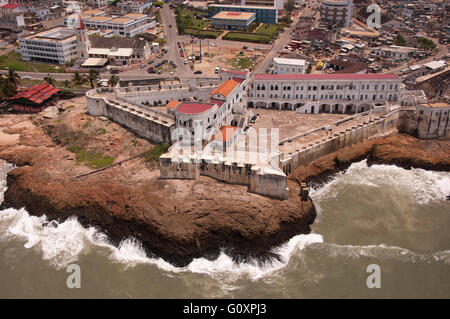 Château de Cape Coast, au Ghana. Banque D'Images