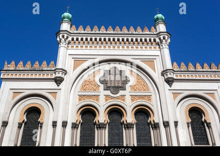 Synagogue Espagnole, Vieille Ville, le Quartier Juif, Josefov, Prague, République Tchèque Banque D'Images