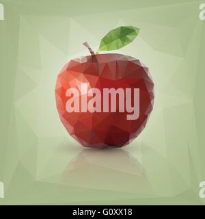 Fruits polygonale Triangle illustration. Illustration de Vecteur