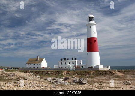 Portland Bill Lighthouse, Jurassic Coast, Dorset, Angleterre, Grande-Bretagne, Royaume-Uni, UK, Europe Banque D'Images