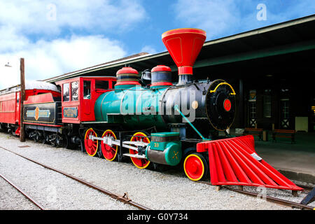 Le Chattanooga Choo-Choo train à l'ancienne Gare de Terminal au Tennessee Banque D'Images