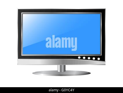 TV plasma. Illustration de Vecteur