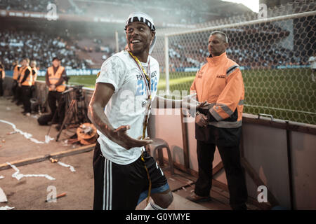 Danemark, Copenhague, 5 mai 2015. FC Copenhague a remporté sa deuxième Coupe du Danemark sur le trot à la suite d'une victoire (2-1) sur AGF Århus hier soir au stade Parken. Dans la photo : Mathias 'Zanka Jorgensen'. Credit : Samy Khabthani//Alamy Live News Banque D'Images