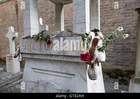 Prenez des Sergei Pawlowitsch Djagilew (Serge Diaghilev) auf der Insel San Michele, Venise, Italie Banque D'Images