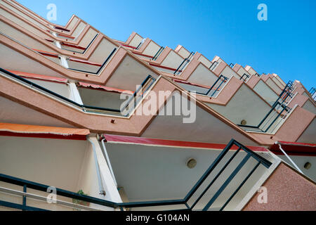 Appartements pour vacances en perspective Banque D'Images