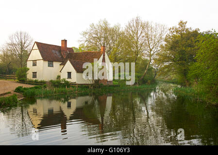 Willy Lott's Cottage à Essex, Angleterre, Flatford UK Banque D'Images