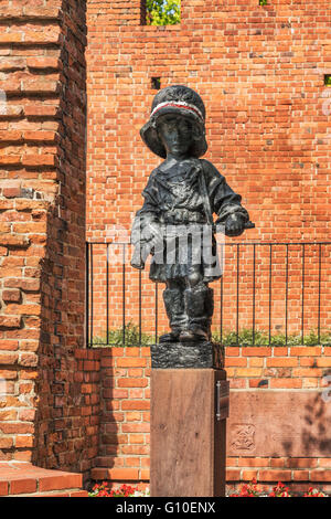 Le monument du petit insurgé (Pomnik Malego Powstanca), Varsovie, Mazovie, Pologne, Europe Banque D'Images