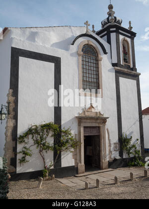 L'église Saint Pierre, Obidos Banque D'Images