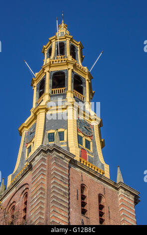 Tour de l'église à Groningen, Pays-Bas Banque D'Images