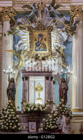 Templo de la Santisima Trinidad est un 17e siècle église catholique romaine à Puebla Mexique Banque D'Images