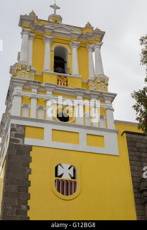 Iglesia de Nuestra Señora de la Merced, un 17e siècle Église catholique romaine à Puebla au Mexique. Banque D'Images