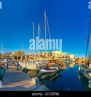 Vieux port de Héraklion, Crète, Grèce Banque D'Images