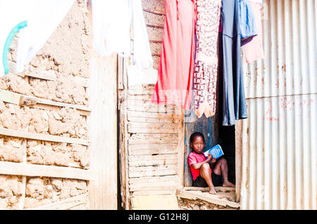 Bhambayi règlement dans le canton à l'Inanda au nord de Durban Banque D'Images