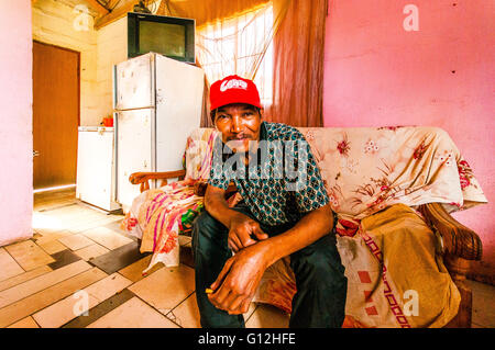 Bhambayi règlement dans le canton à l'Inanda au nord de Durban Banque D'Images