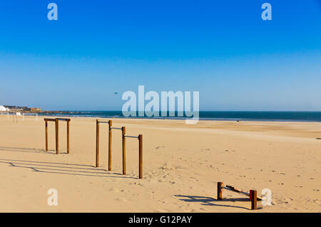 Plage de Matosinhos (Praia de Matosinhos) dans la ville de Porto, Portugal Banque D'Images