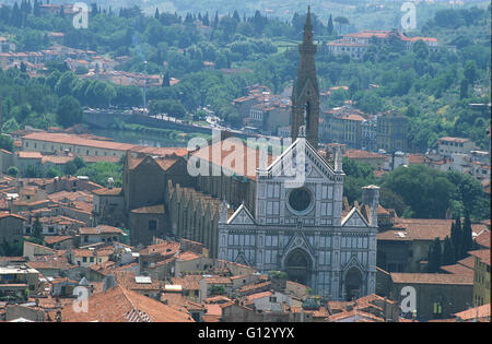 Église de Santa Croce, Florence, Italie Banque D'Images